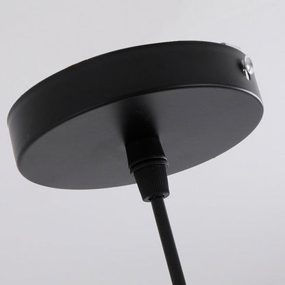 Industriële Rode Hanglamp – IJzeren Design – 1-licht, 3 Maten