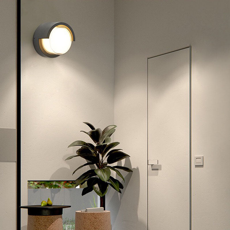 Minimalistische Buiten LED Wandlamp – Rond of Vierkant, Klein of Groot