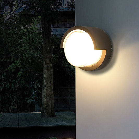 Minimalistische Buiten LED Wandlamp – Rond of Vierkant, Klein of Groot