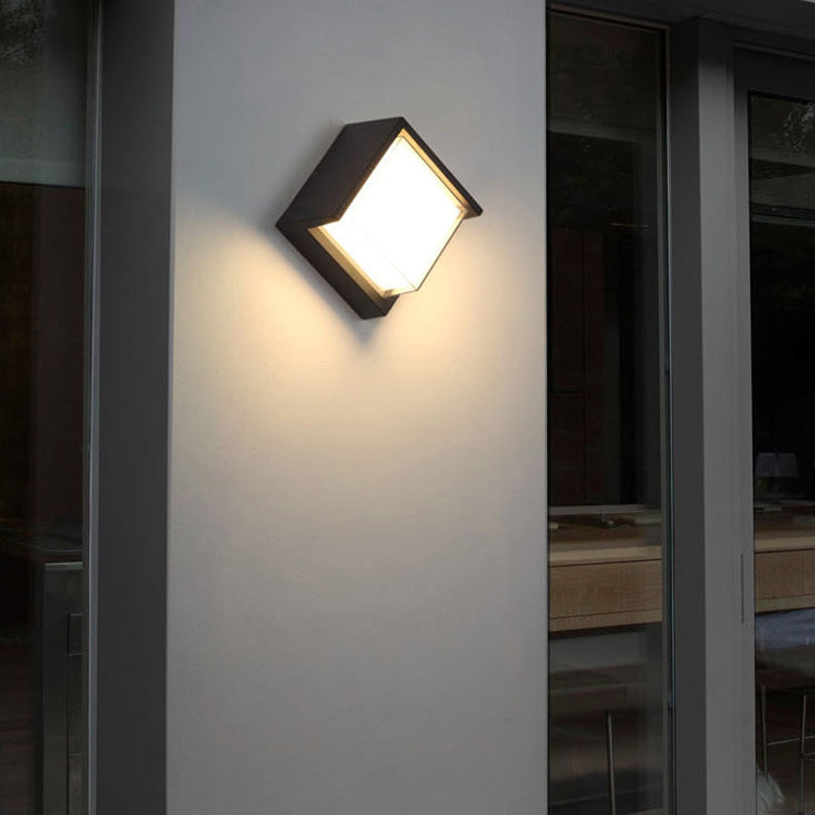 Minimalistische Buiten LED Wandlamp – Rond of Vierkant, Klein of Groot