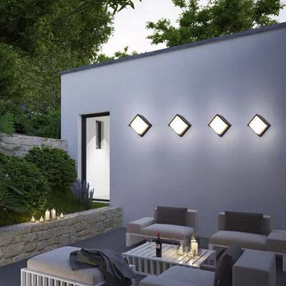 Minimalistische Buiten LED Wandlamp – Rond of Vierkant, Klein of Groot