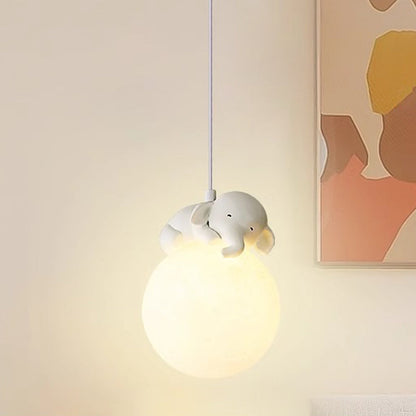Minimalistische Witte Hanglamp met Cartoon Design – G9 Fitting