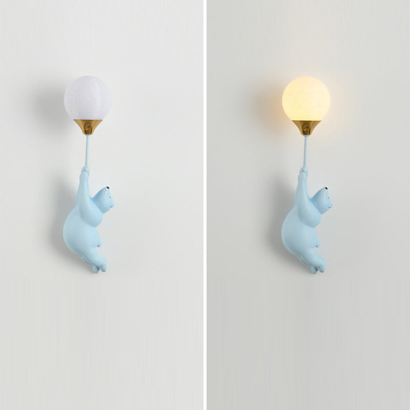 Scandinavische Speelse Wandlamp – Resin & PVC – 220V-240V – G9 Fitting