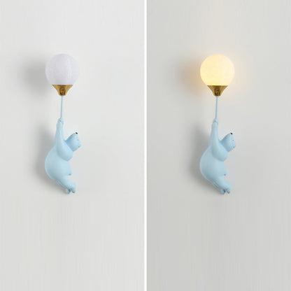 Scandinavische Speelse Wandlamp – Resin & PVC – 220V-240V – G9 Fitting