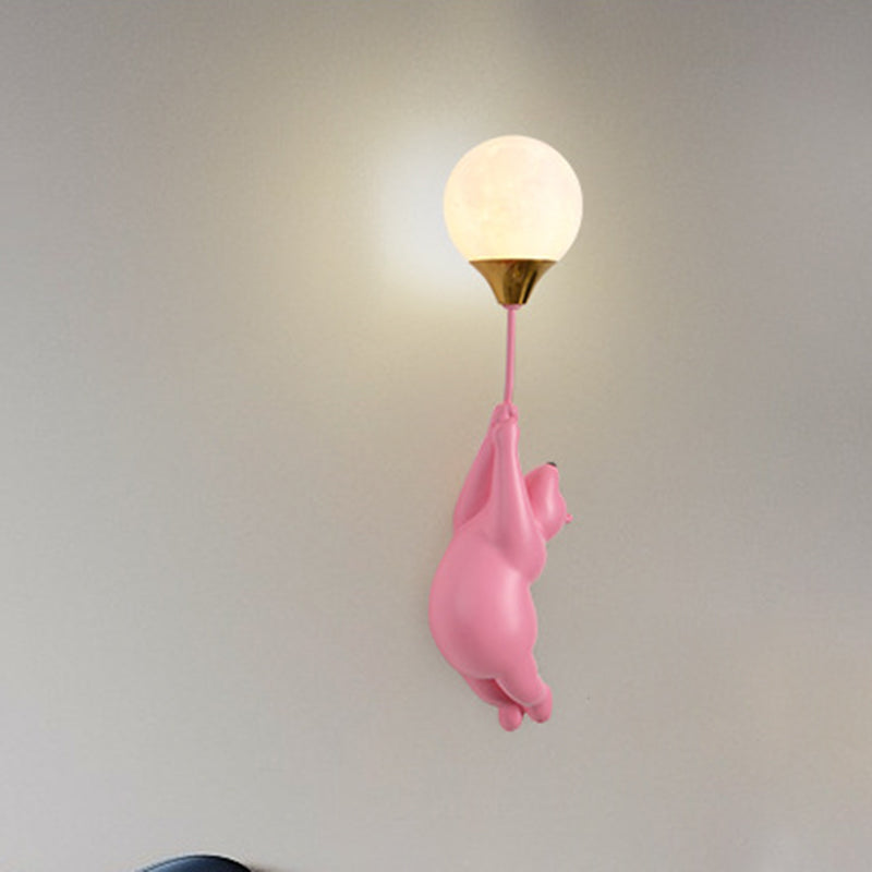 Scandinavische Speelse Wandlamp – Resin & PVC G9 Fitting