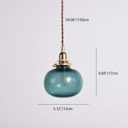 Vintage Koperen Hanglamp – Goud – E26 Fitting