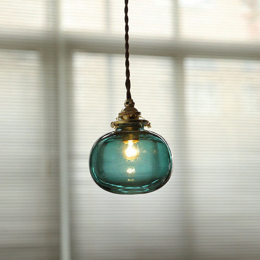 Vintage Koperen Hanglamp – Goud – E26 Fitting