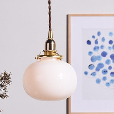 Vintage Koperen Hanglamp – Goud – E26 Fitting