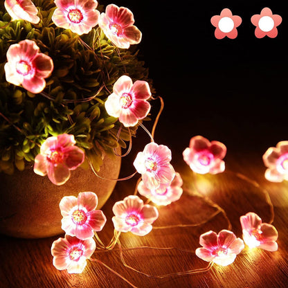Roze LED Decoratieve Lichtslinger – Creatief – 4.5 V (30 LED’s)