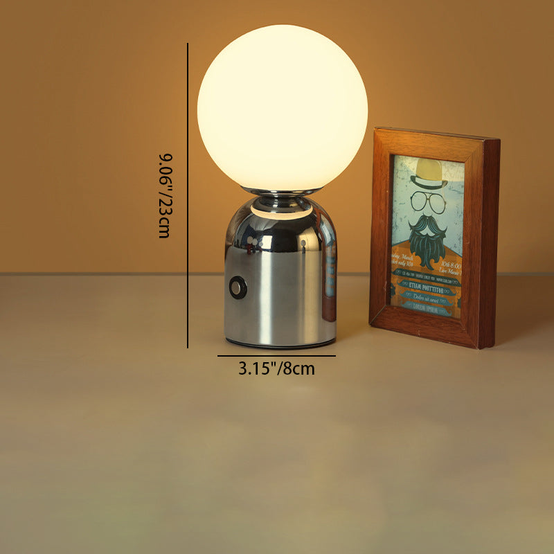 Minimalistische LED Tafellamp – Plug-in, 2 W met Acryl Kap