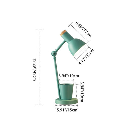 Nordic Tafellamp van IJzer en Massief Hout – Meerdere Kleuren