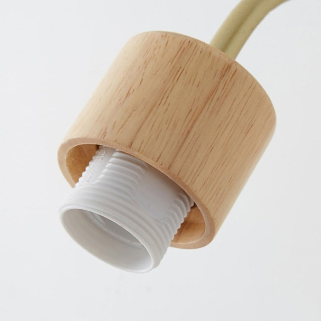 Minimalistische Wandlamp van Rubberwood & Glas – Goud – 3 Designs