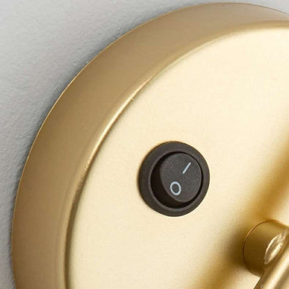 Industriële Draaibare Wandlamp – Zwart of Goud – 1-lichts Cilinderdesign