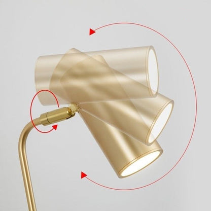 Industriële Draaibare Wandlamp – Zwart of Goud – 1-lichts Cilinderdesign