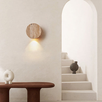 Minimalistische Travertijn Wandlamp – 1-lichts – G4