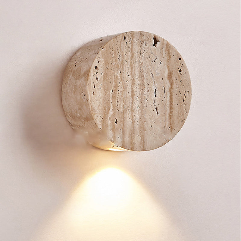 Minimalistische Travertijn Wandlamp – 1-lichts – G4