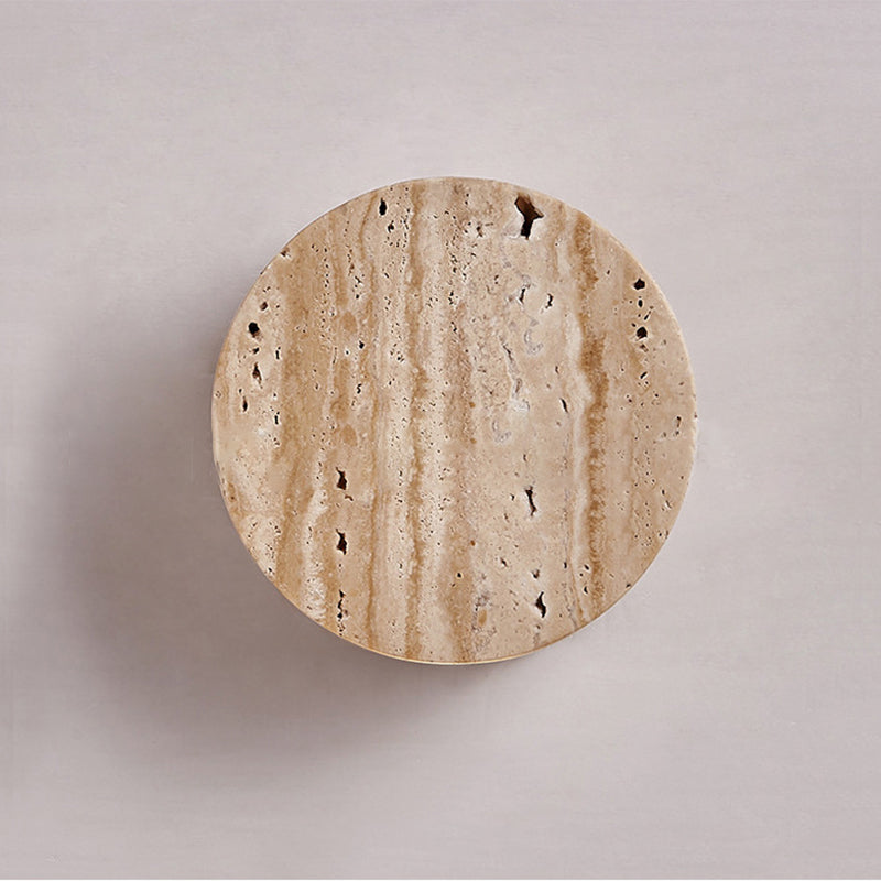 Minimalistische Travertijn Wandlamp – 1-lichts – G4