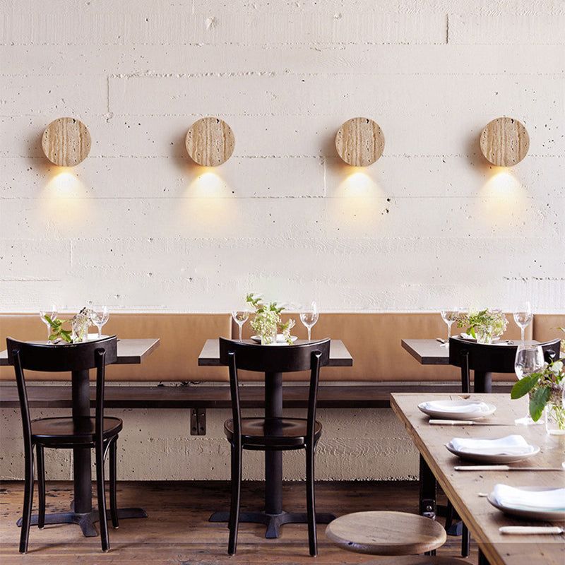 Minimalistische Travertijn Wandlamp – 1-lichts – G4