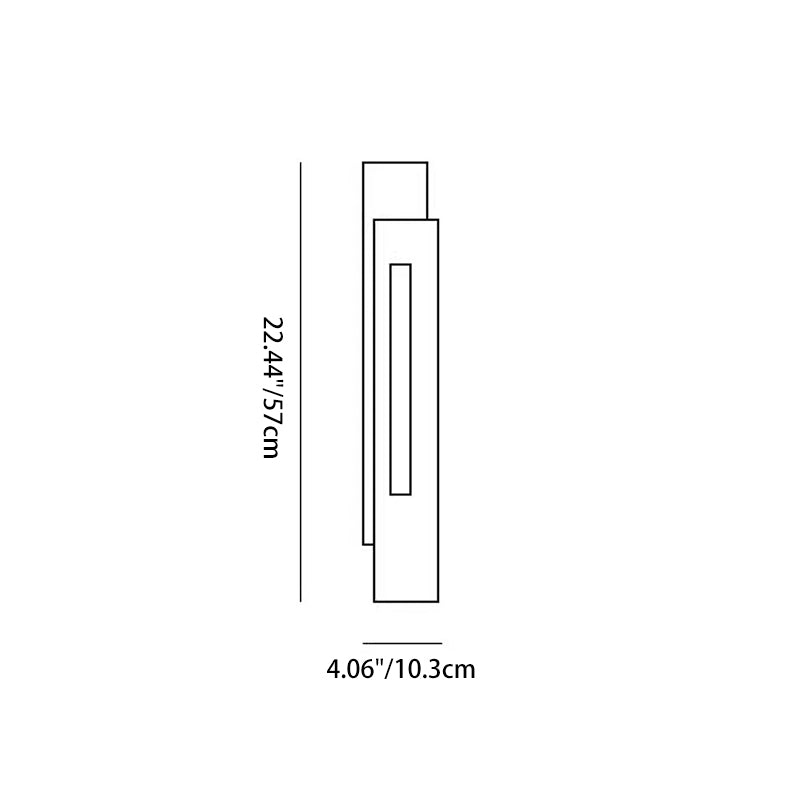 Industriële LED Wandlamp van RVS met Modern Glasdesign voor Woonkamer en Slaapkamer