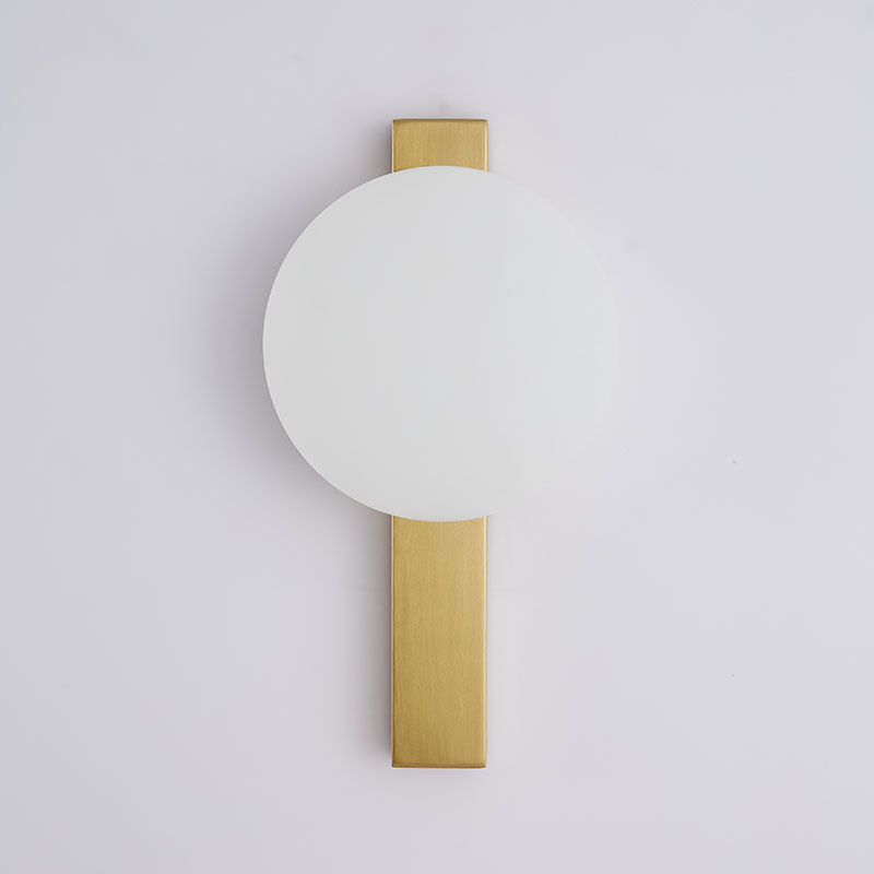 Minimalistische Wandlamp met Geïntegreerde LED – Zwart of Brons