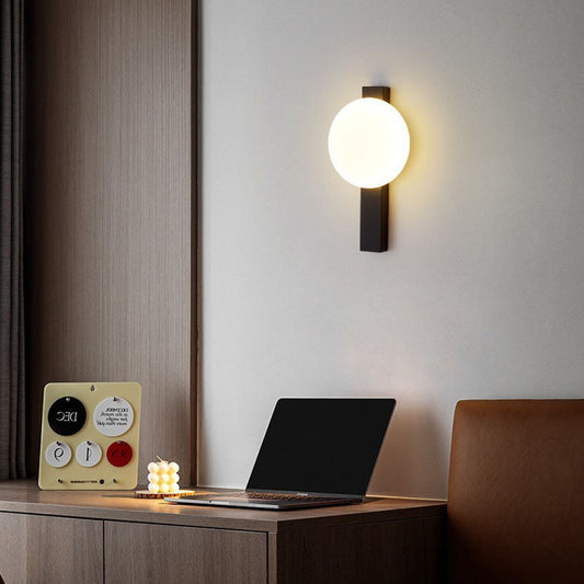 Minimalistische Wandlamp met Geïntegreerde LED – Zwart of Brons