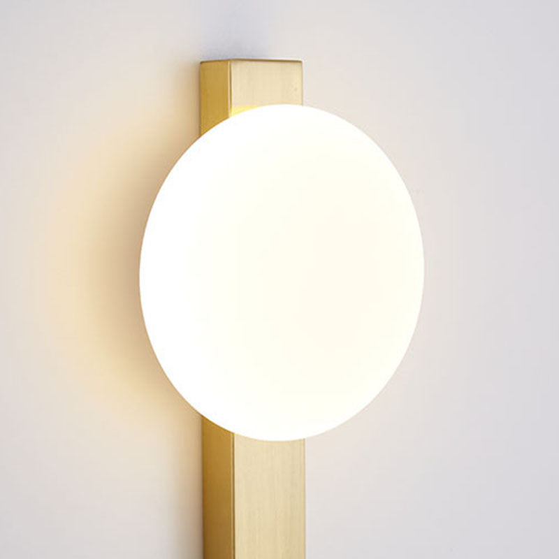 Minimalistische Wandlamp met Geïntegreerde LED – Zwart of Brons