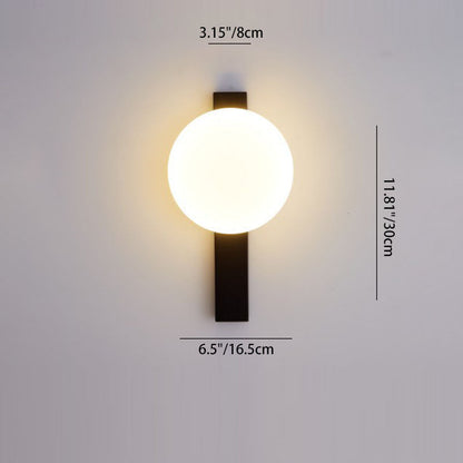 Minimalistische Wandlamp met Geïntegreerde LED – Zwart of Brons