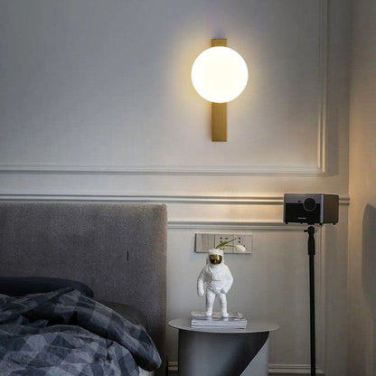 Minimalistische Wandlamp met Geïntegreerde LED – Zwart of Brons