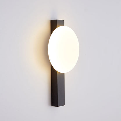 Minimalistische Wandlamp met Geïntegreerde LED – Zwart of Brons