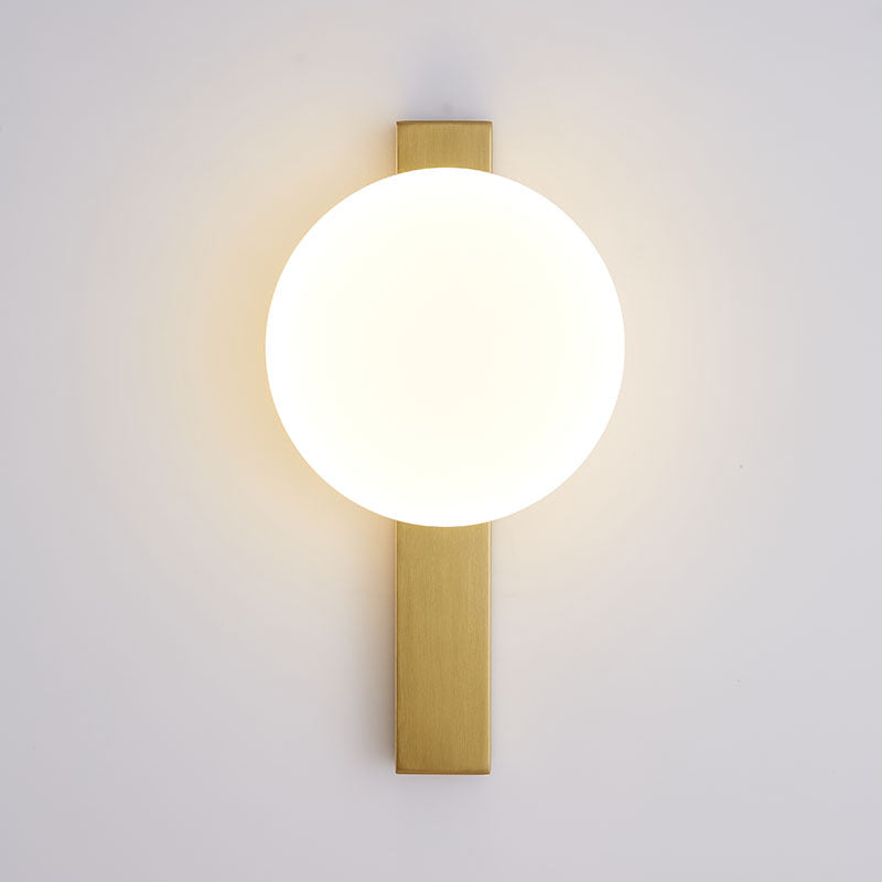 Minimalistische Wandlamp met Geïntegreerde LED – Zwart of Brons