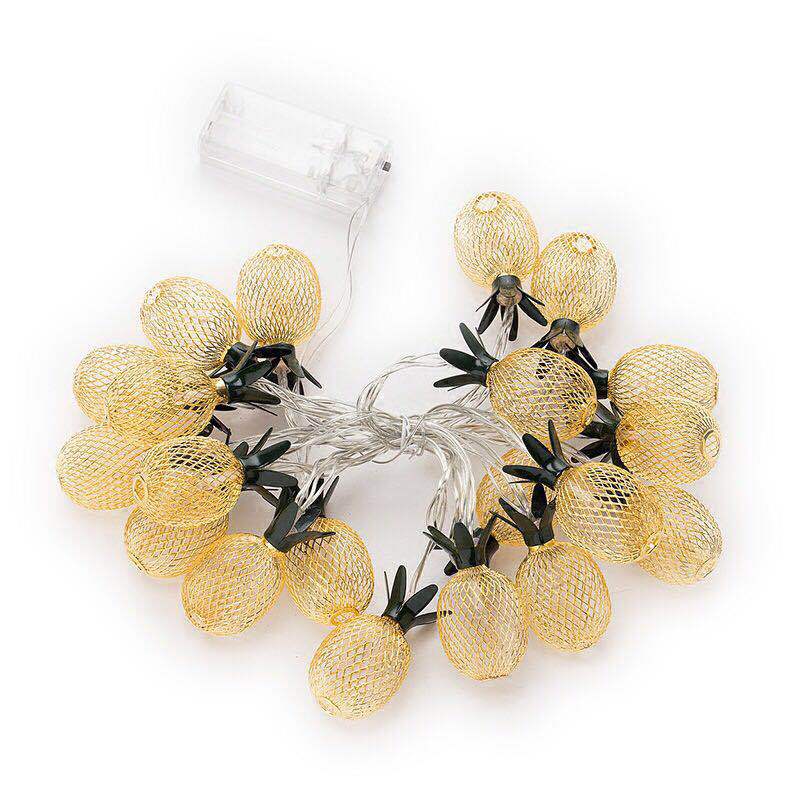 Gele Art Deco LED Lichtslinger – USB – Warme Sfeerverlichting (20 LED’s)