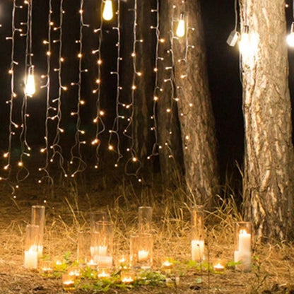 Zwarte Solar LED Lichtslinger – Minimalistisch – 3 V (10/20/30 LED’s)