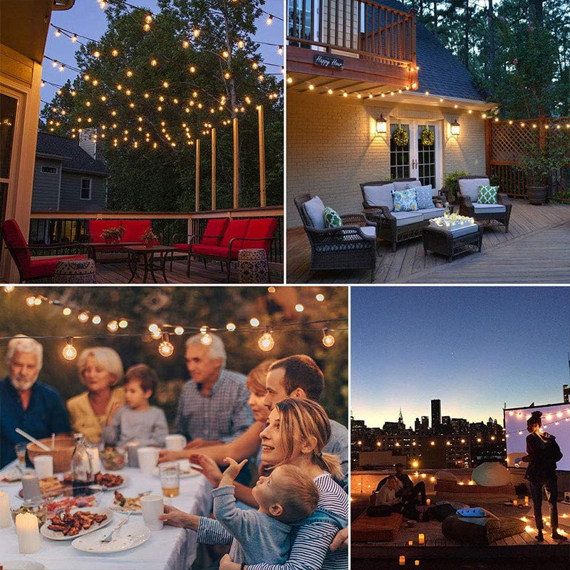 Solar/USB String Light – Art Deco Zwart – 5 V (15 LED’s)