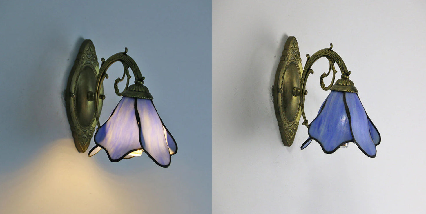 Designer Wandlamp van Glas en IJzer – Meerdere Kleuren