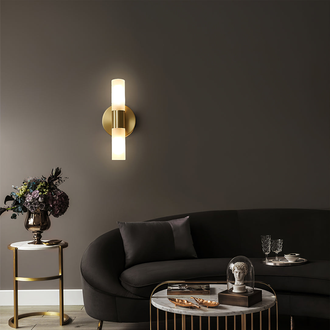 Elegante Wandlamp van Messing met Energiezuinige LED Verlichting