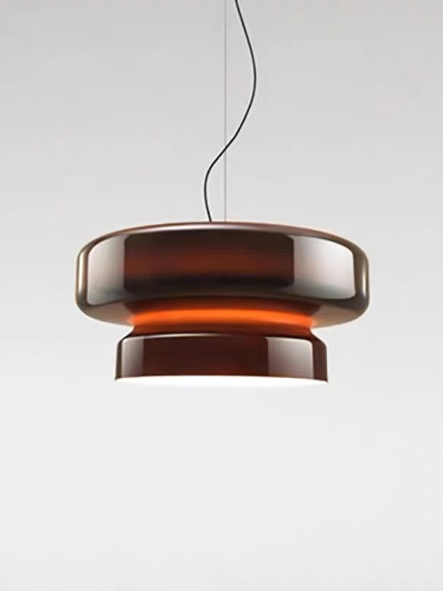 Retro LED Hanglamp van Glas & Metaal