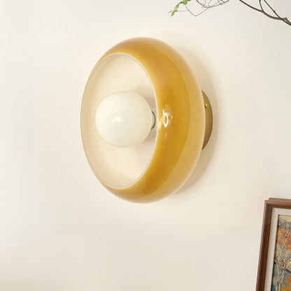 Retro Glazen Plafondlamp