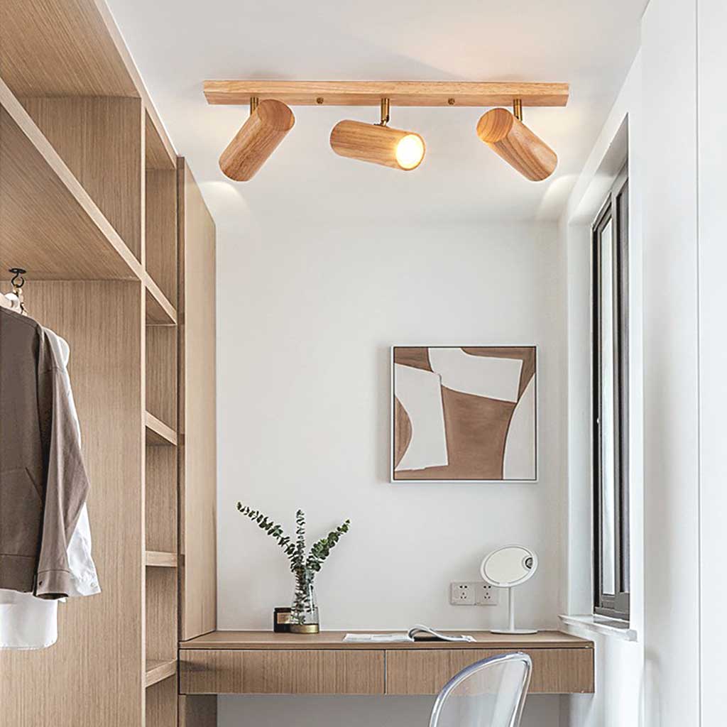 Scandinavische Houten Plafondlamp