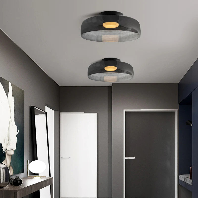 Moderne Designer Glas Plafondlamp