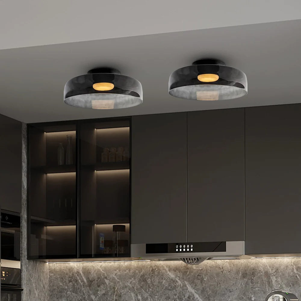 Moderne Designer Glas Plafondlamp