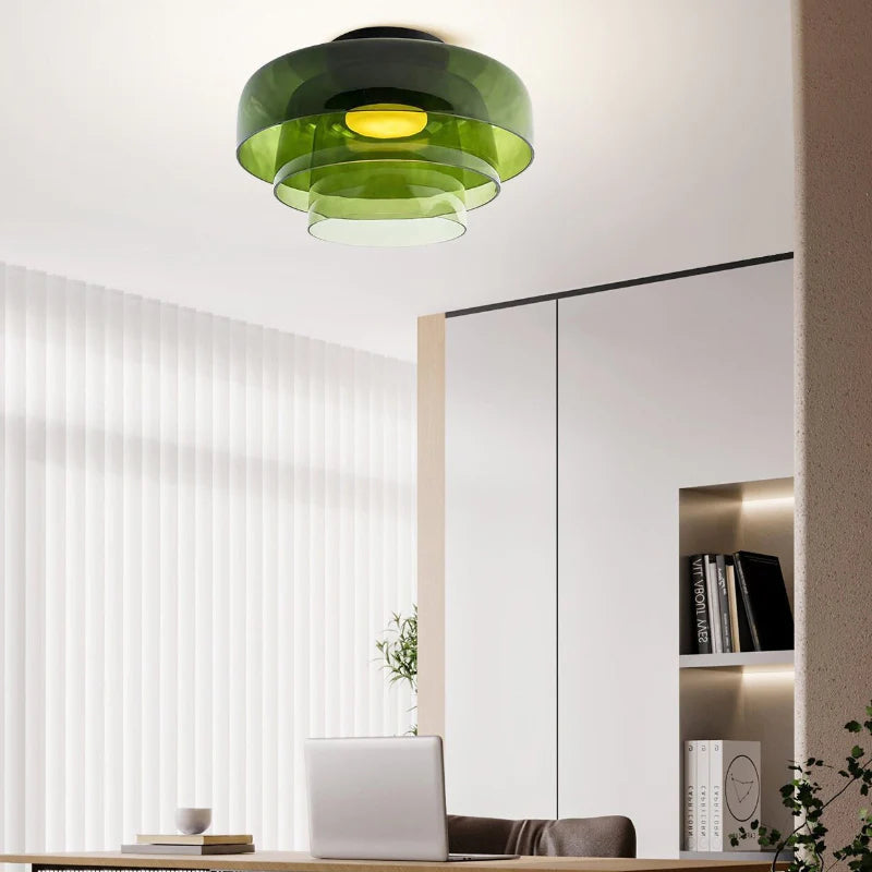 Moderne Designer Glas Plafondlamp