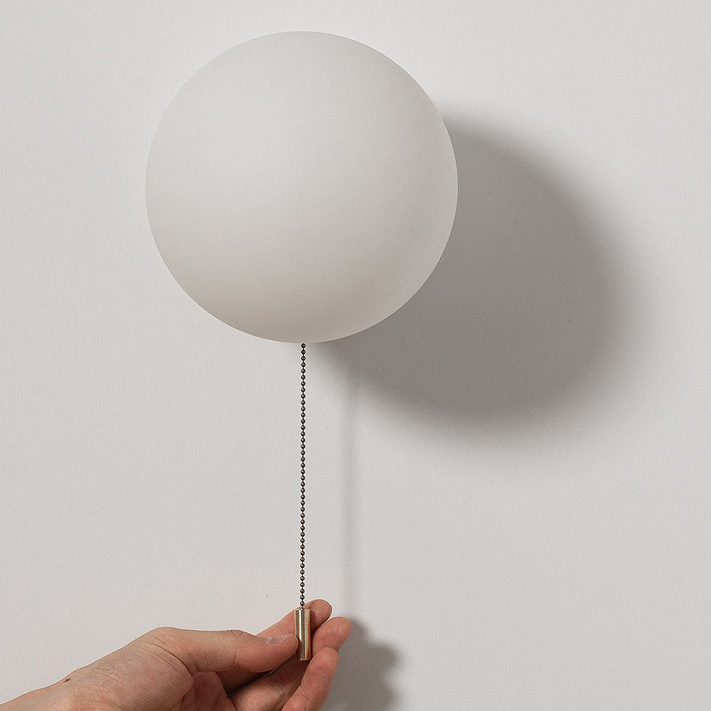 Scandinavische Mini White Kabel Wandlamp – Compacte Scandinavische Stijl