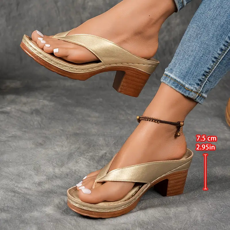 Laluna® |  Orthopedische Slipper met Hak