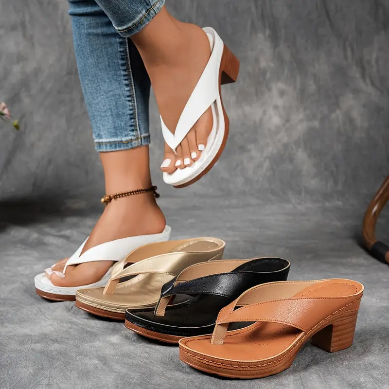 Laluna® |  Orthopedische Slipper met Hak