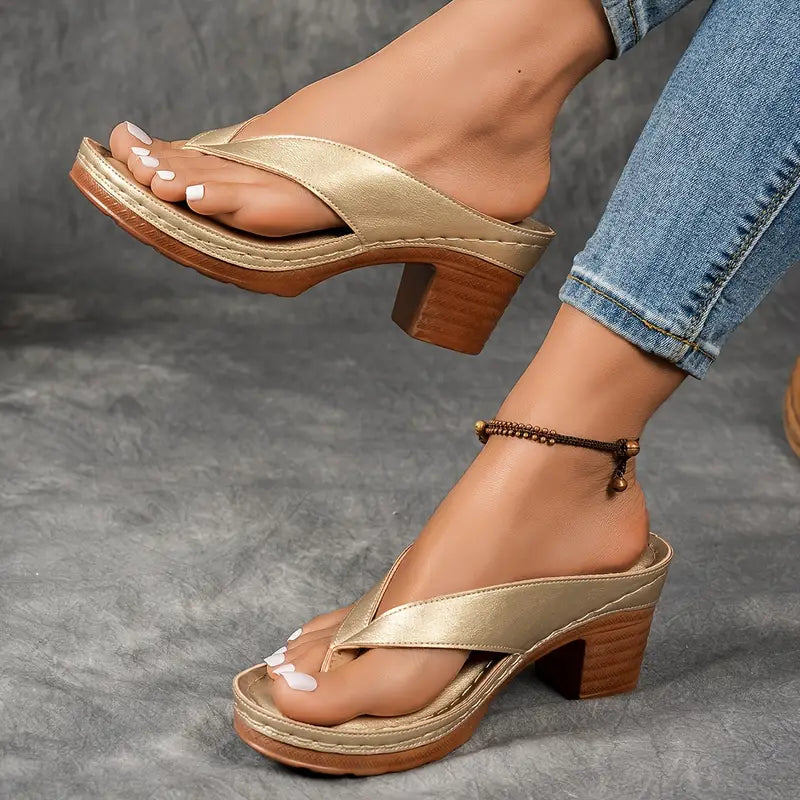 Laluna® |  Orthopedische Slipper met Hak