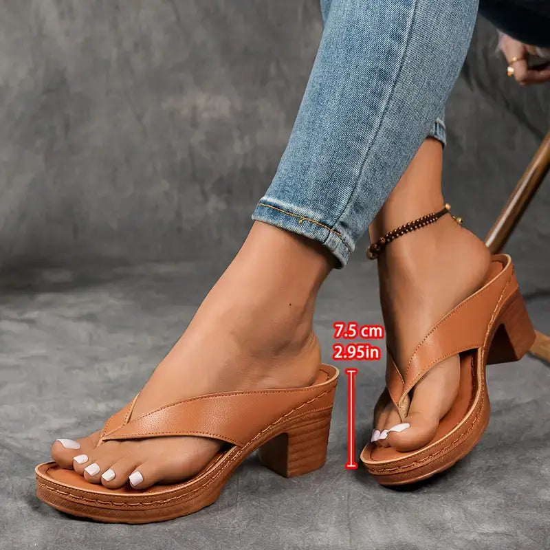 Laluna® |  Orthopedische Slipper met Hak