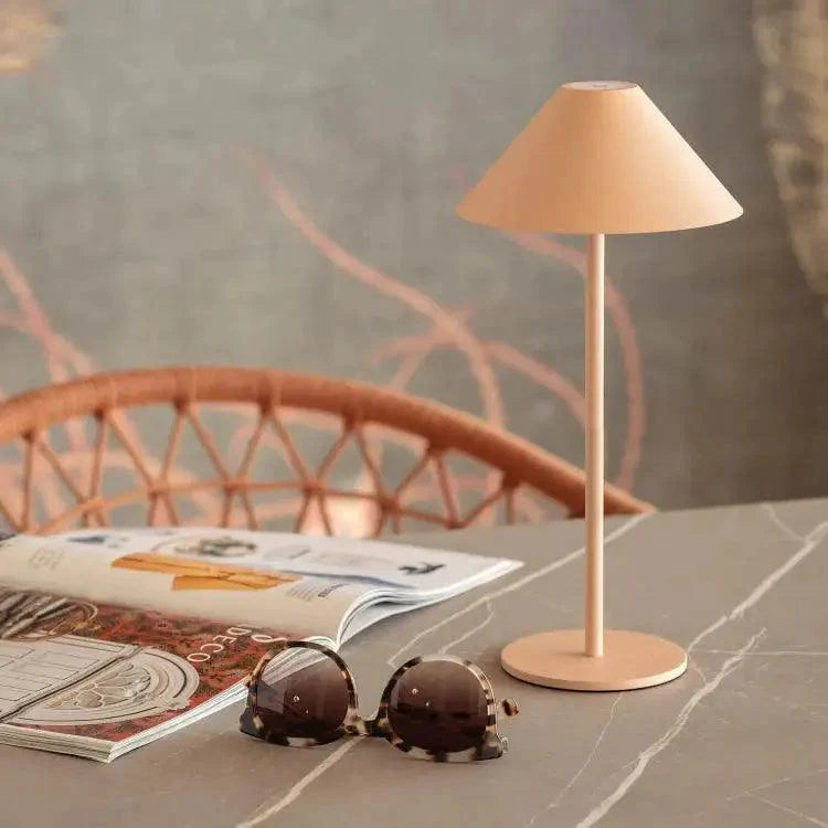 Eira - Japandi Draadloze waterdichte tafellamp met dimbaar warm licht