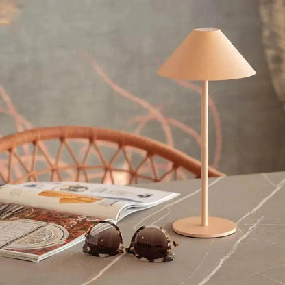 Eira - Japandi Draadloze waterdichte tafellamp met dimbaar warm licht