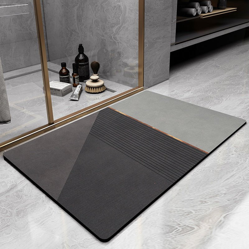 Sneldrogende Antislip Badmat | Zachte Absorberende Microvezel Badkamermat