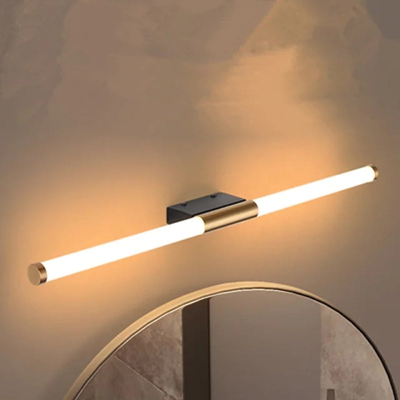 Fiora - Moderne lineaire LED wandlamp van roestvrij staal en acryl